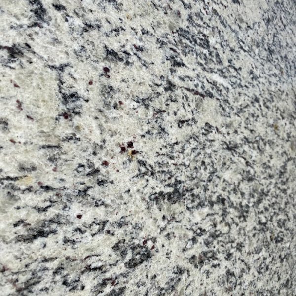 Ashen White Polished granite countertops Turkey Creek